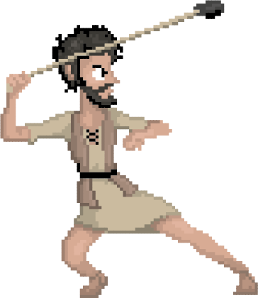 David ready for battle